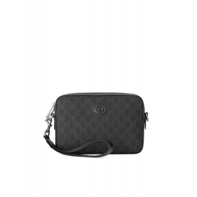 GUCCI SHOULDER BAG WITH INTERLOCKING G 254513 (24.5*16*4.5cm)
