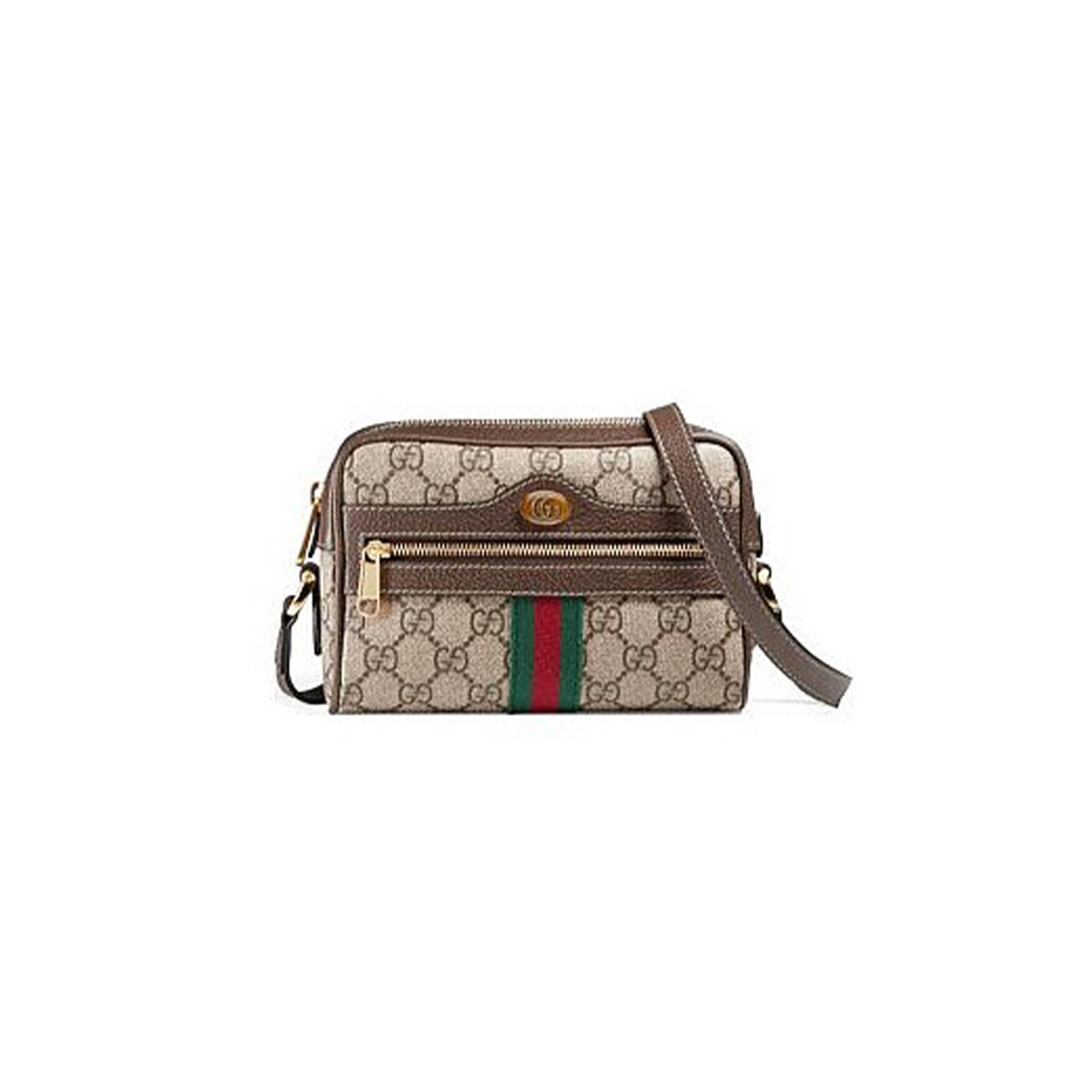 GUCCI OPHIDIA GG SUPREME MINI BAG 517350 (17.5*12*5.5cm)