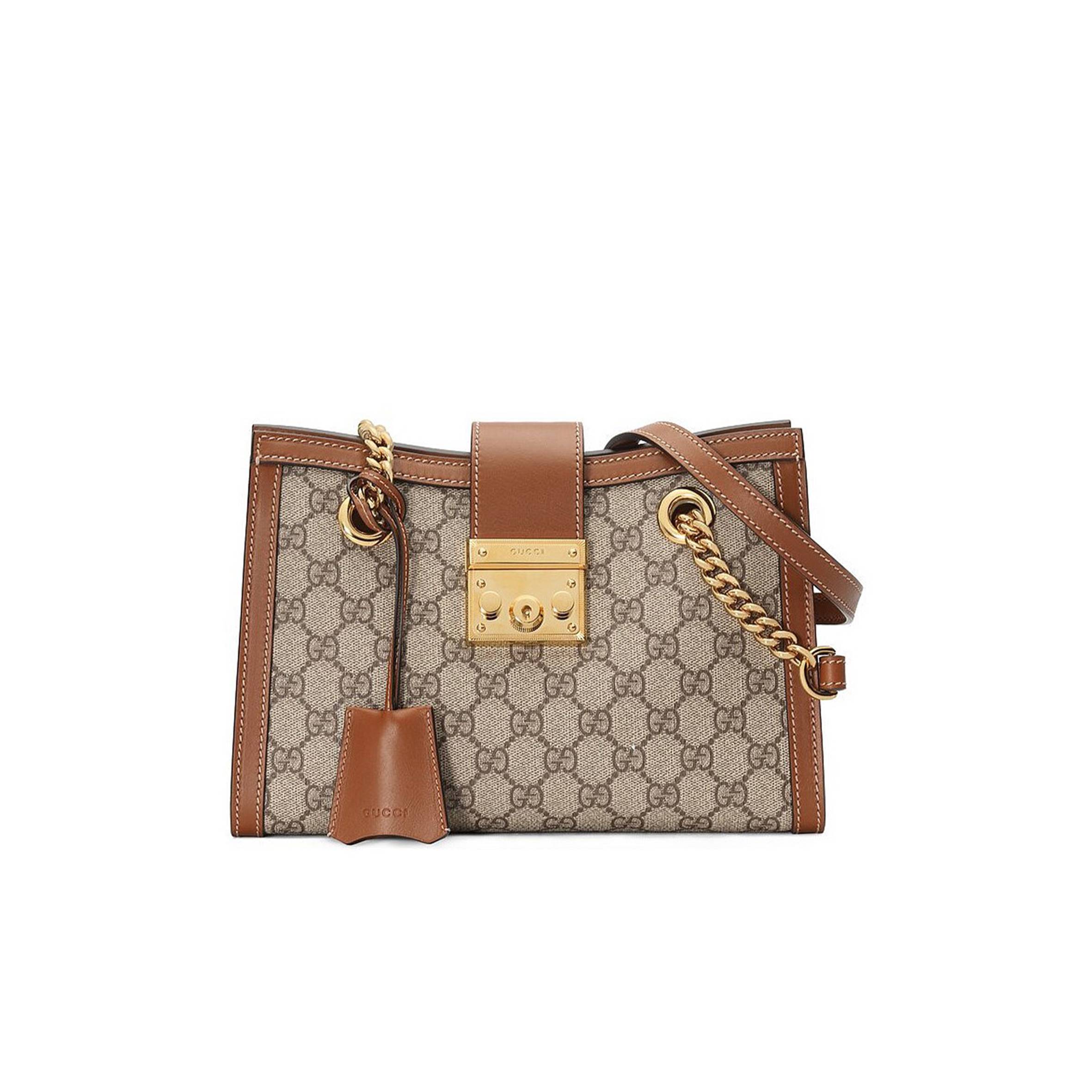 GUCCI PADLOCK SMALL GG SHOULDER BAG   ‎498156 (26*18*10cm)