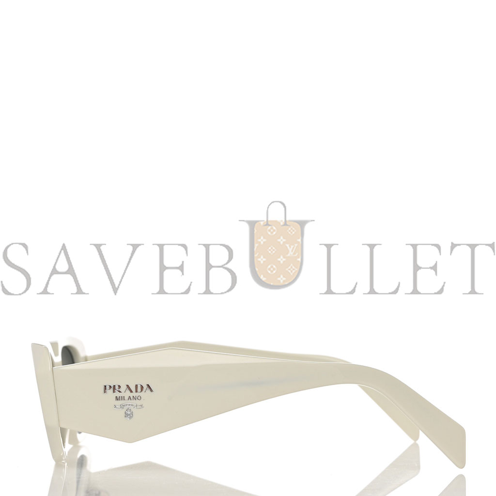 PRADA ACETATE SYMBOLE SUNGLASSES SPR 17W WHITE