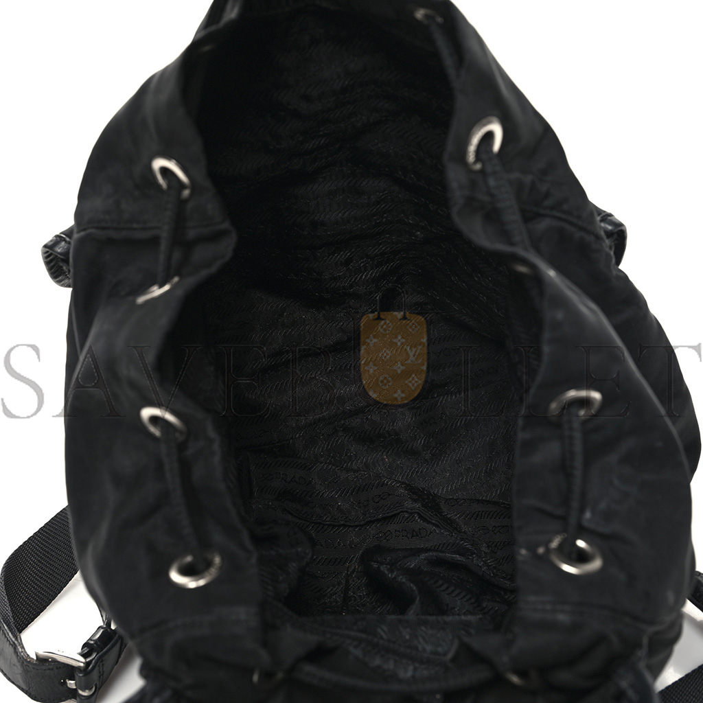 PRADA NYLON VELA MEDIUM BACKPACK BLACK (30*29*15cm)