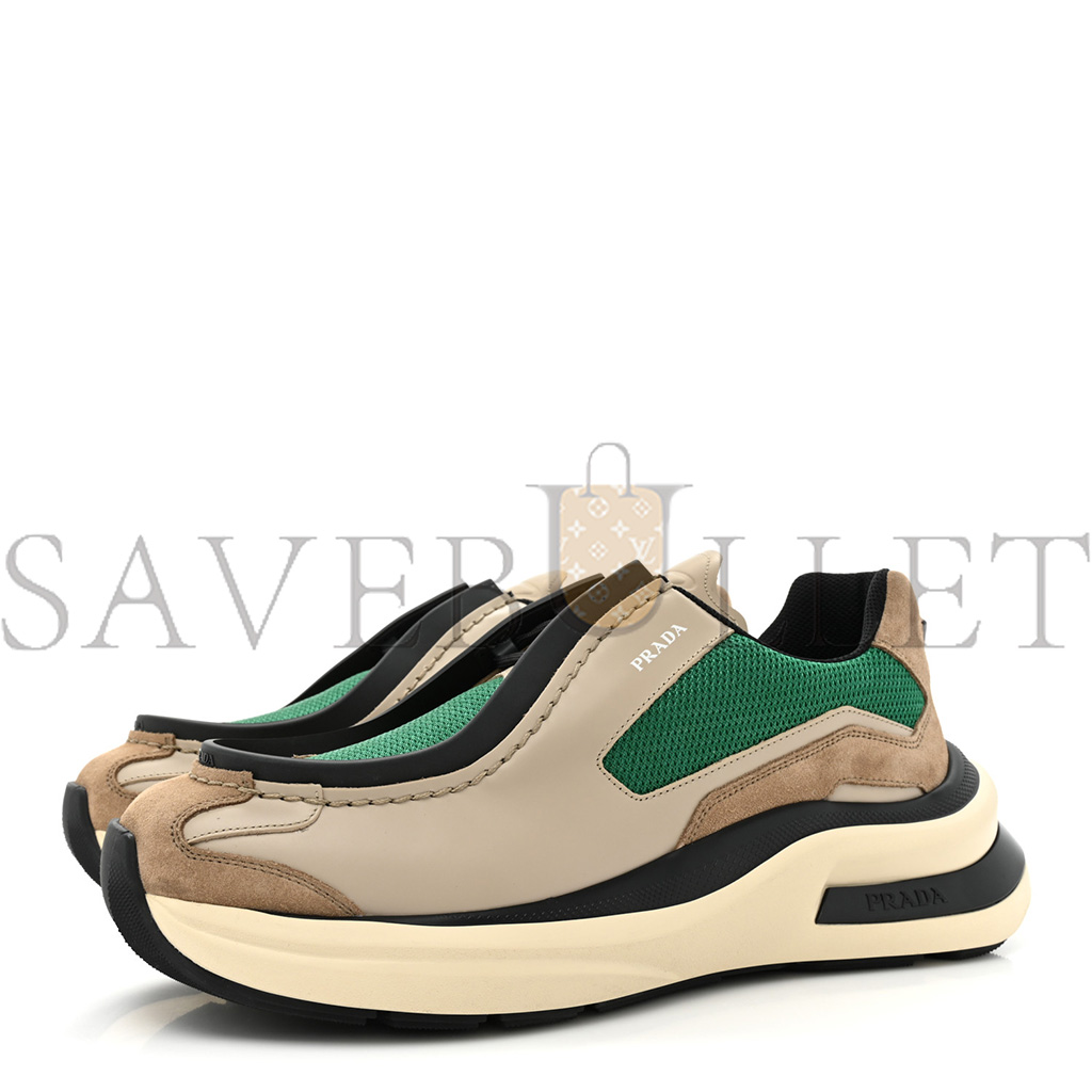 PRADA SPAZZOLATO ROIS BIKE FABRIC MENS SNEAKERS 11 QUARZO MANGO PRADA SPAZZOLATO ROIS BIKE FABRIC MENS SNEAKERS 11 QUARZO MANGO