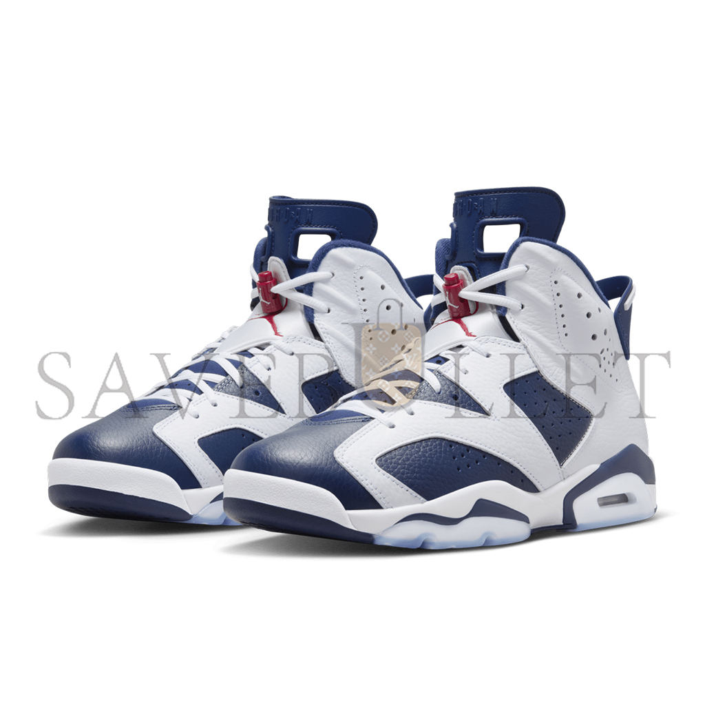 NIKE AIR JORDAN 6 WHITE AND MIDNIGHT NAVY CT8529-164