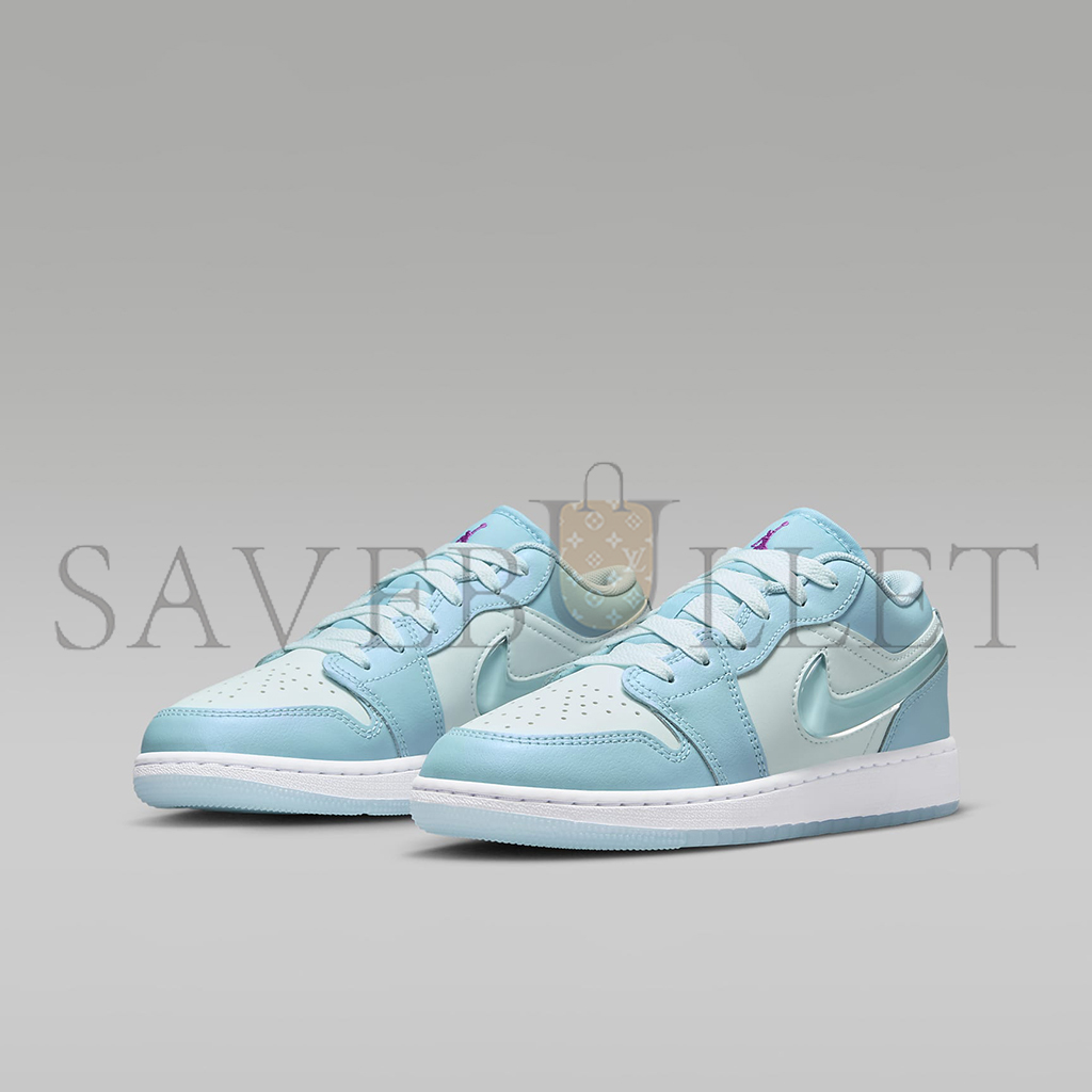 NIKE AIR JORDAN 1 LOW GS AQUARIUS BLUE FN7366-400