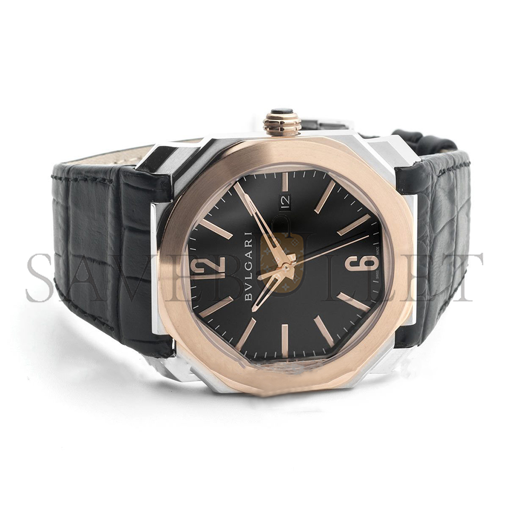 BVLGARI OCTO SERIES GOLD MEN'S MECHANICAL WATCH 007021