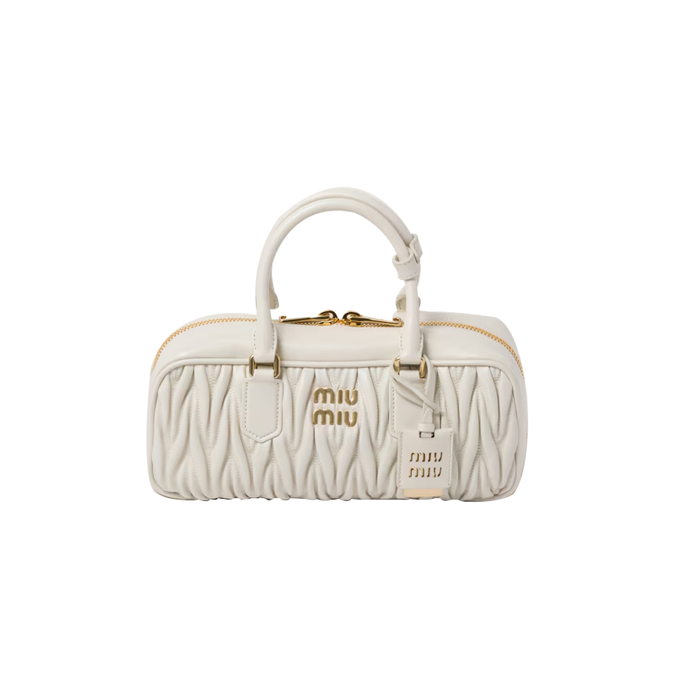 MIU MIU ARCADIE MATELASSÉ NAPPA LEATHER BAG 5BB148 (27*12*9cm) MIU MIU ARCADIE MATELASSÉ NAPPA LEATHER BAG 5BB148 (27*12*9cm)