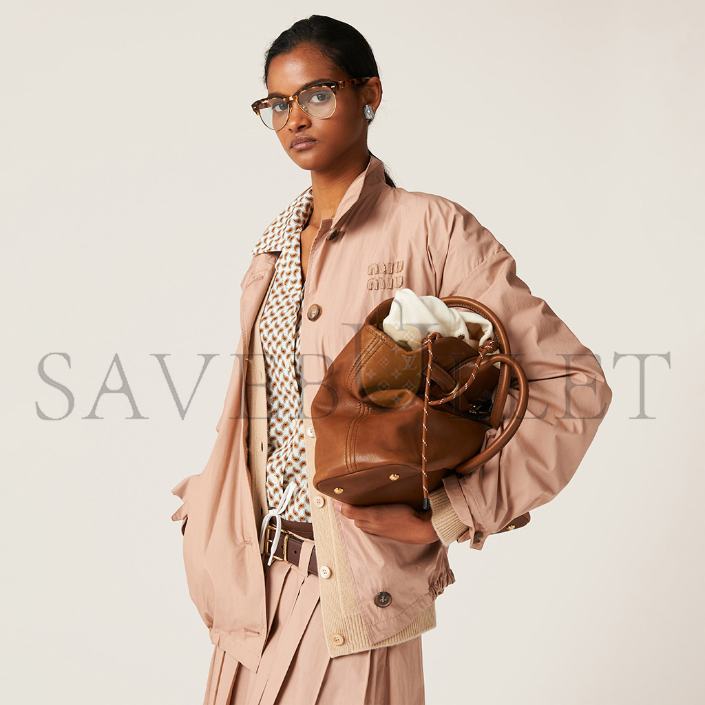 MIU MIU AVENTURE NAPPA LEATHER BAG 5BG291 (39*24*13cm) MIU MIU AVENTURE NAPPA LEATHER BAG 5BG291 (39*24*13cm)
