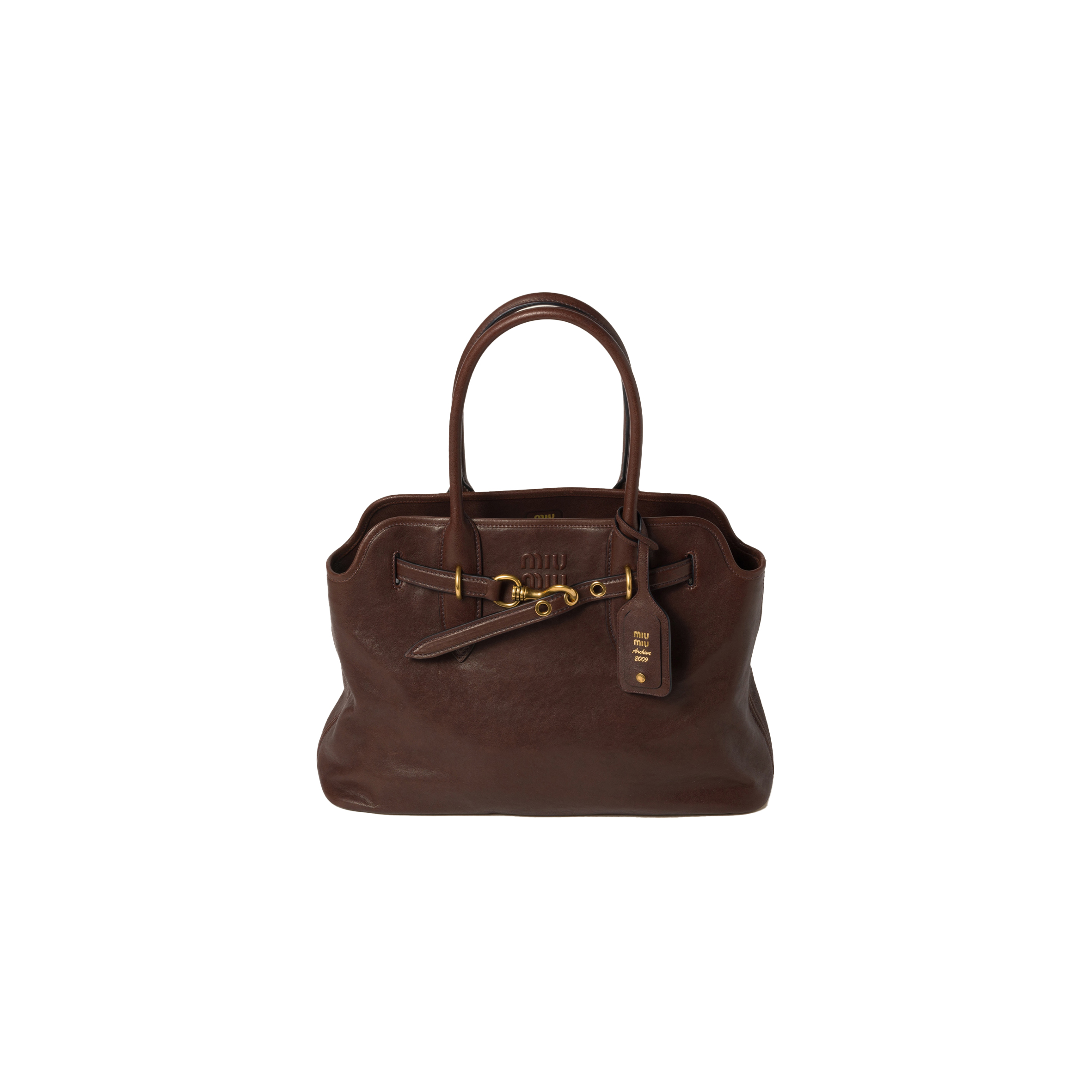 MIU MIU AVENTURE NAPPA LEATHER BAG 5BG291 (39*24*13cm) MIU MIU AVENTURE NAPPA LEATHER BAG 5BG291 (39*24*13cm)