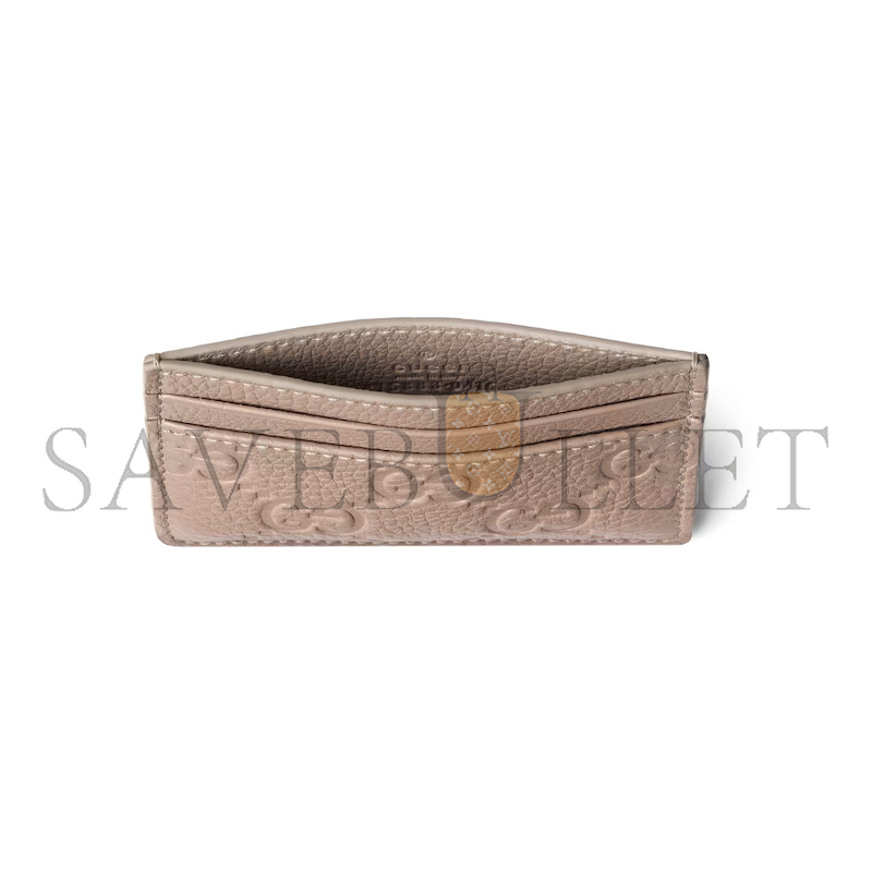 GUCCI GG EMBLEM CARD CASE 815883AAEEM1523 (10*7cm)