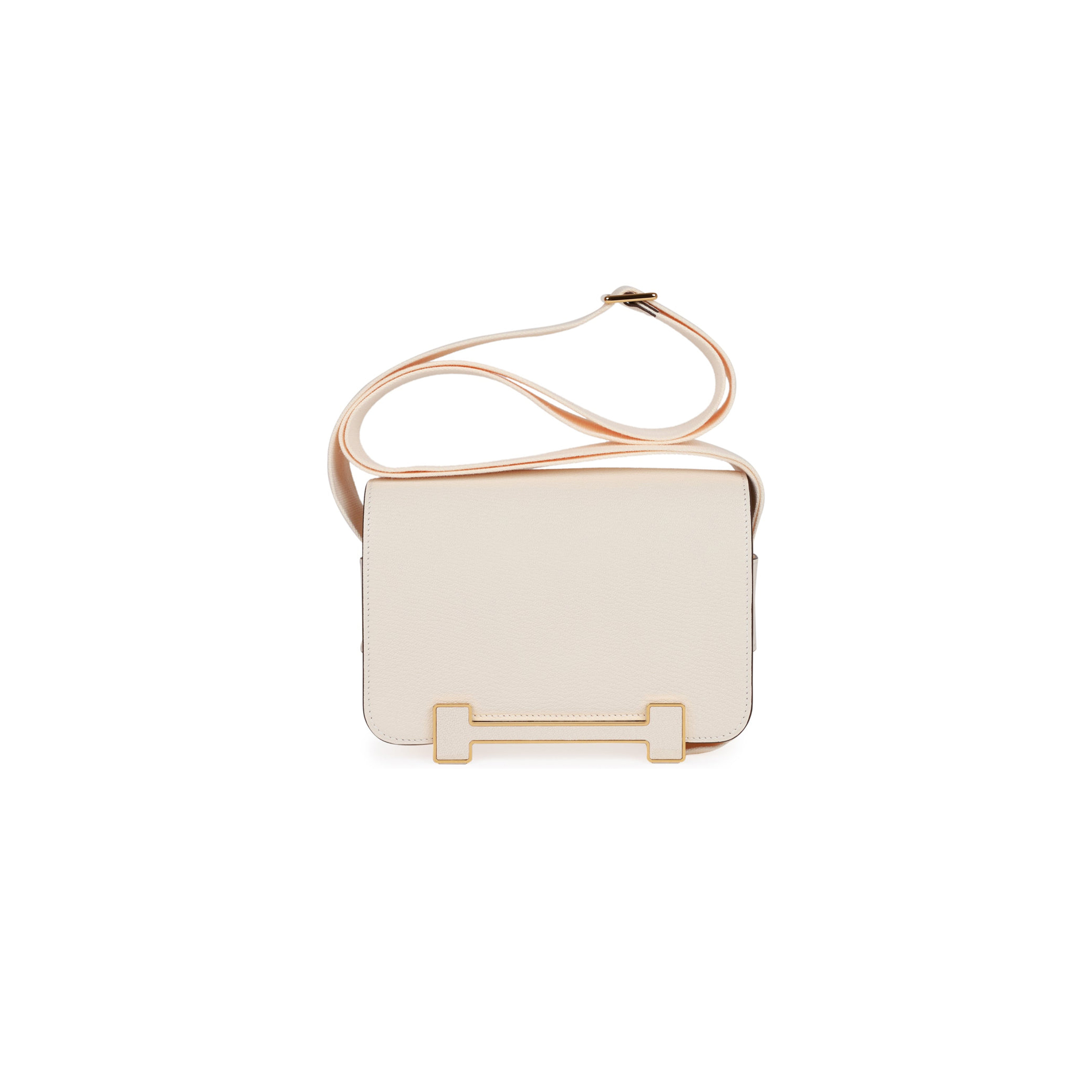 HERMES GETA NATA CHEVRE GOLD HARDWARE (20.3*14*6.4cm) HERMES GETA NATA CHEVRE GOLD HARDWARE (20.3*14*6.4cm)