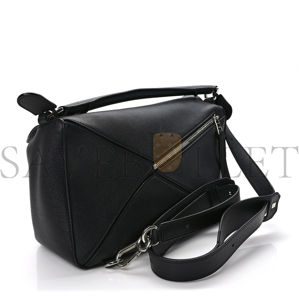 LOEWE CALFSKIN MEDIUM PUZZLE BAG BLACK (29*19.5*14cm) LOEWE CALFSKIN MEDIUM PUZZLE BAG BLACK (29*19.5*14cm)