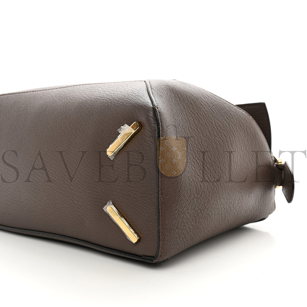 LOEWE GOATSKIN MEDIUM PUZZLE EDGE BAG TAUPE (29*19.5*14cm)