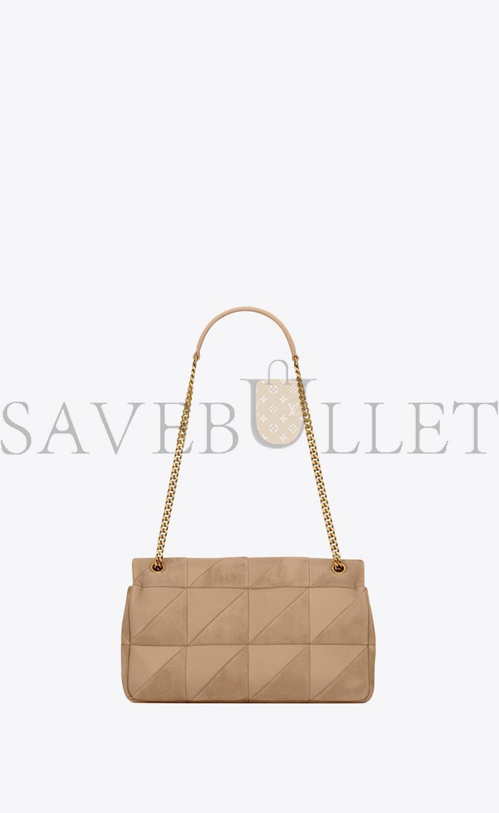 YSL JAMIE MEDIUM CHAIN BAG IN LAMBSKIN AND SUEDE 515821COPP72646 (25*15*7.5cm)